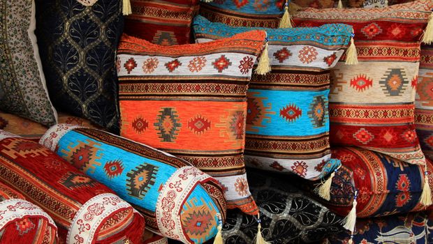 Orientalische Kissen in Sarajevo