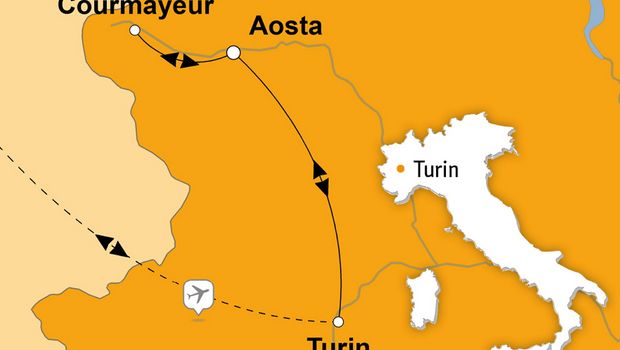 Ihre Reiseroute