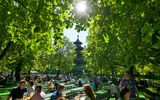 München, Biergarten und Chinesischer Turm, Englischer Garten
