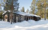 Finnland, Levi, Blockhütten
