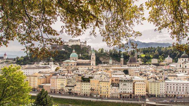 Salzburg - Blick auf die Altstad