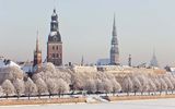 Blick auf die Altstadt, Riga