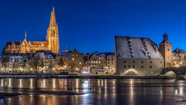 Regensburg im Winter