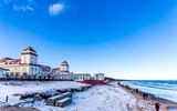 Strand und Kurhaus Binz im Winter