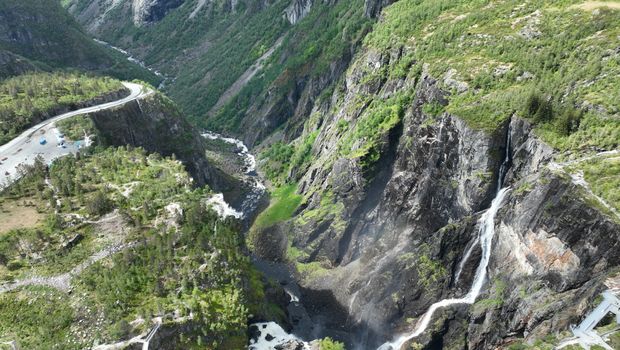 Voringfossen Wasserfall