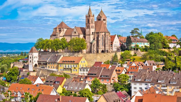 Blick auf Breisach