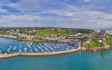 Hafen von Gorey und Mont Orgueil, Jersey