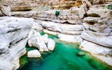 Wadi Shab - Schlucht in der Nähe von Maskat im Oman
