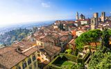 Blick auf Bergamo