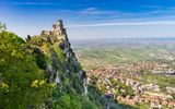Blick auf San Marino