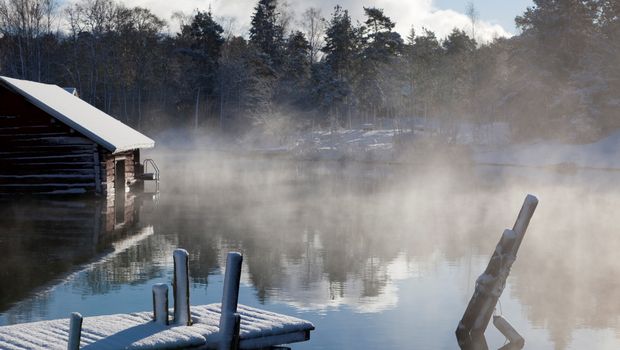 Sauna am See