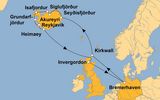 Ihre Reiseroute