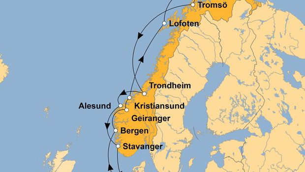 Ihre Reiseroute