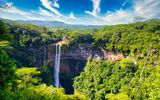 Waterfall in Chamarel