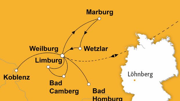 Ihre Reiseroute