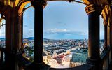 Blick über Linz vom Dom