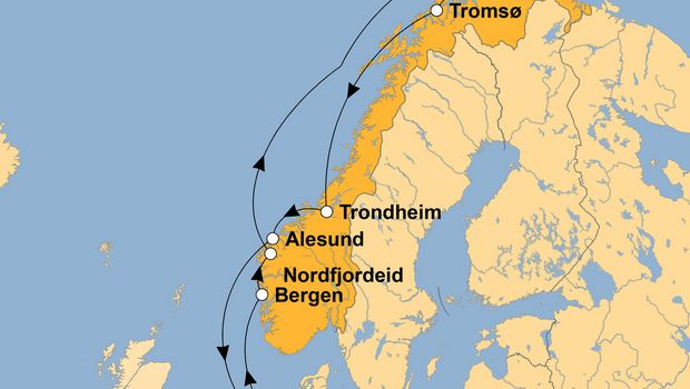 Ihre Reiseroute