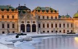 Schloss Belvedere im Winter