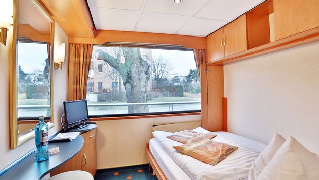 MS Sans Souci, Einzelkabinenbeispiel Elbe-Deck