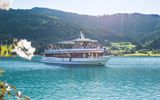 Schifffahrt am Weissensee Boot Alpenperle