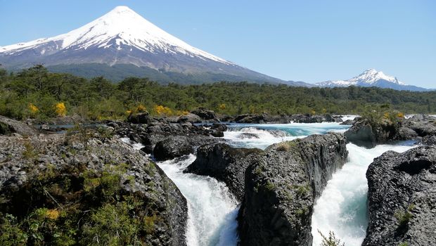 Saltos del Petrohué in Chile
