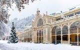 Marienbad, Kolonnade im Winter