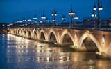 Steinerne Brücke über die Garonne in Bordeaux