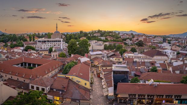 Panorama, Alter Basar von Skopje