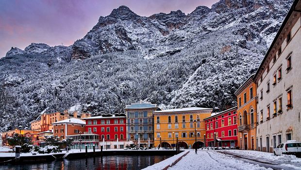 Riva del Garda im Winter