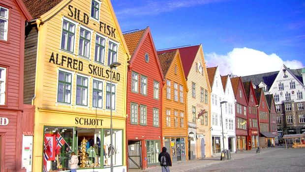 Hansehafen in Bergen