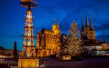 Erfurt, weihnachtlicher Domplatz