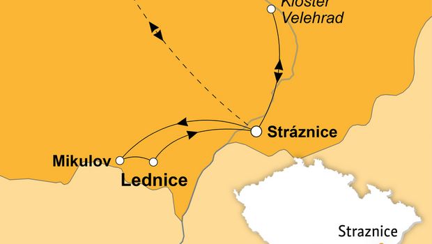 Ihre Reiseroute