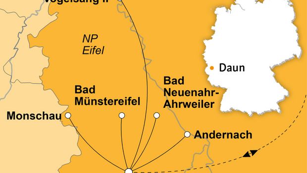 Ihre Reiseroute