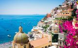 Blick auf Positano