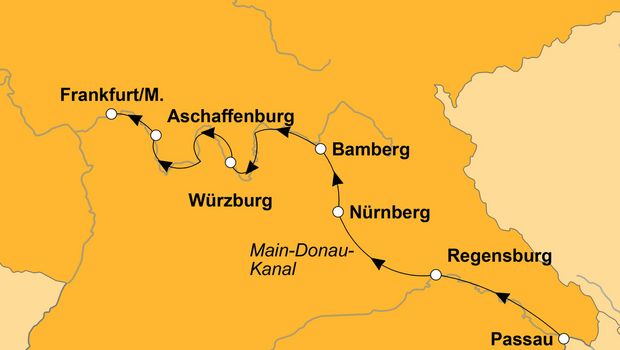 Ihre Reiseroute