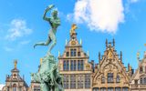 Antwerpen - Hausgiebel am Markt