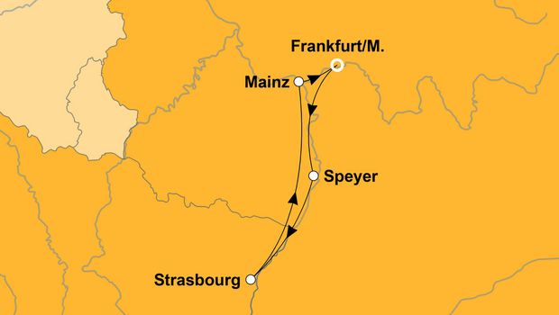 Ihre Reiseroute