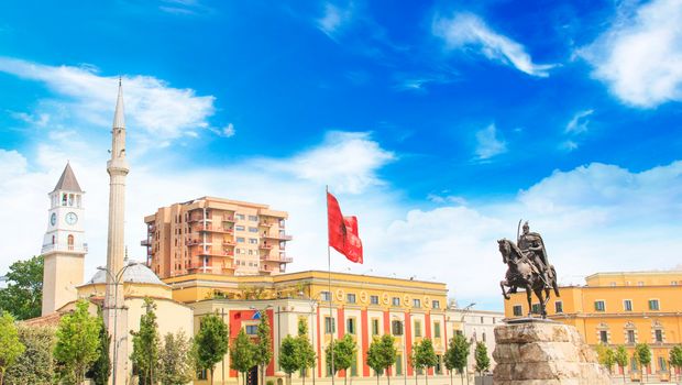 Skanderbeg-Platz in Tirana