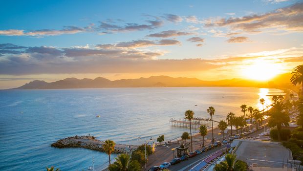 Cannes, Abendstimmung