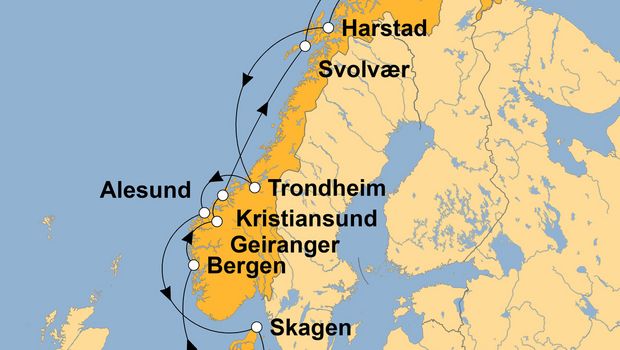 Ihre Reiseroute
