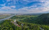 Leopoldsberg Panorama mit Blick auf Wien