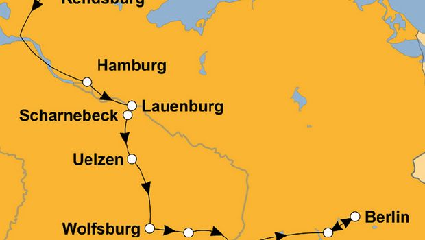 Ihre Reiseroute