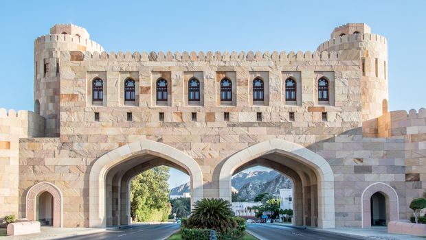 Tor zur Altstadt von Maskat – Sultanat Oman
