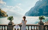 Frau am Gardasee