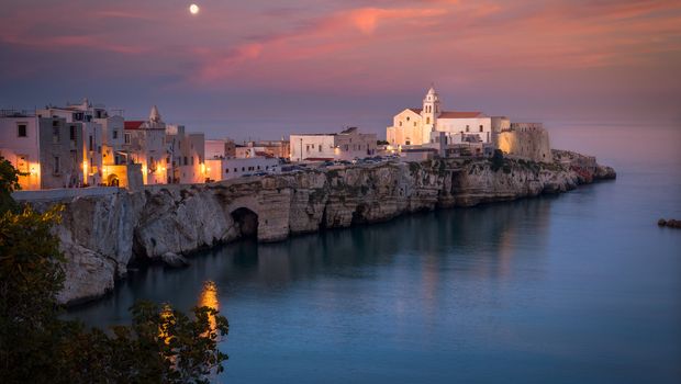 Vieste am Abend