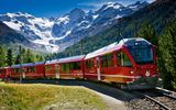Entlang des Bernina Pass