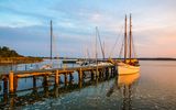 Hafen Peenemünde Sonnenuntergang