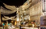 Weihnachtsbeleuchtung auf der Regent Street in London
