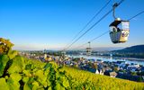 Rüdesheim am Rhein und die umliegenden Weinberge