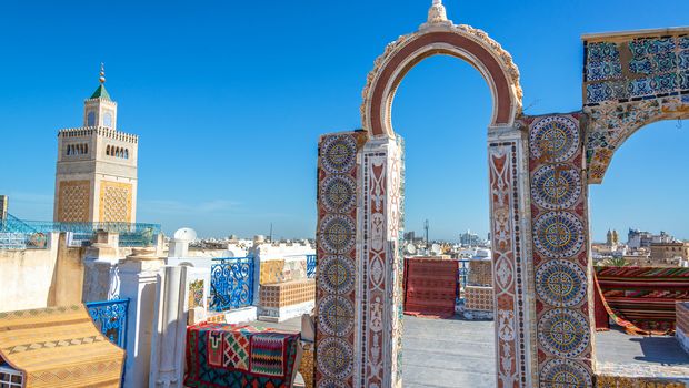Blick auf Tunis